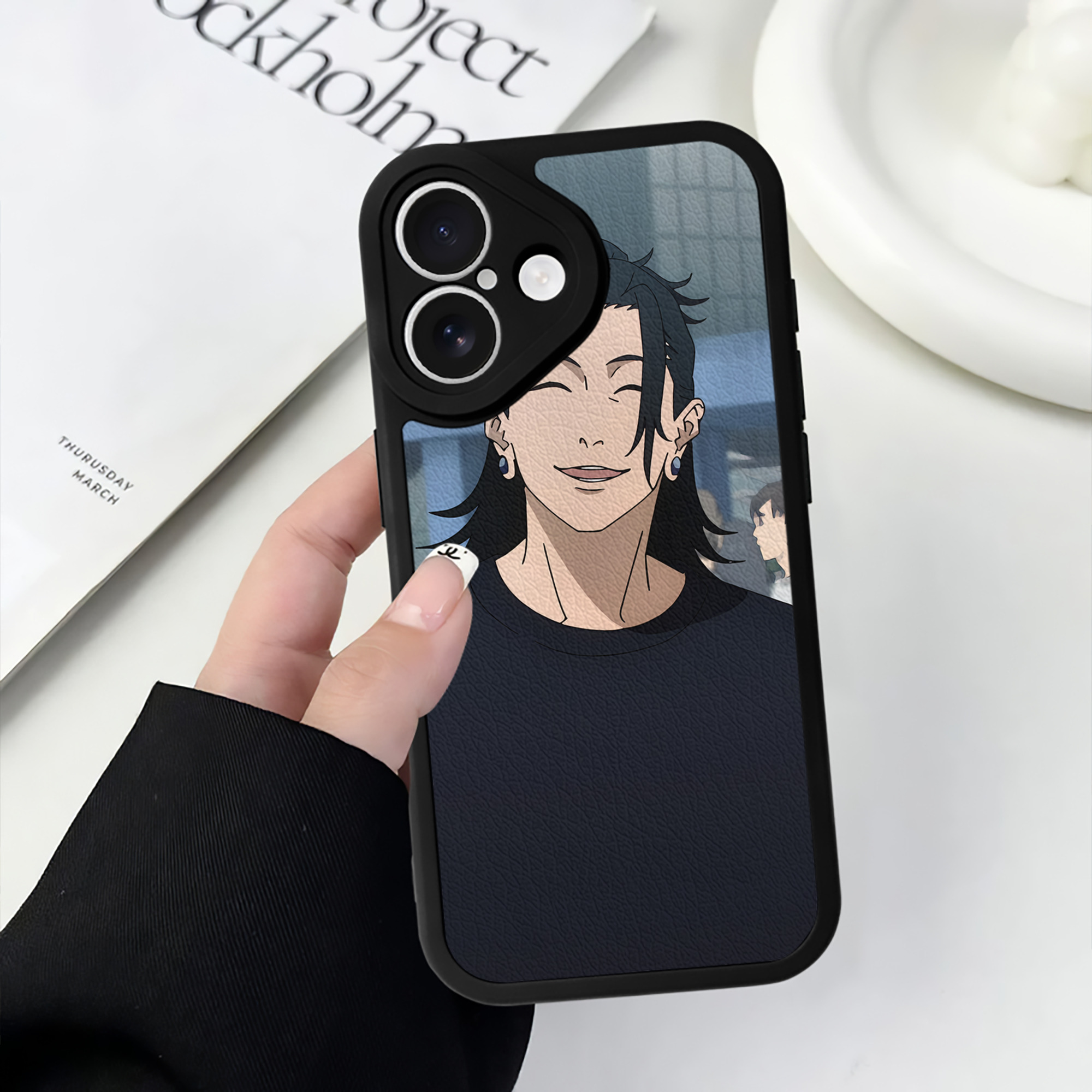 （画像用） SPY×FAMILY间谍家家酒 【iPhone 16シリーズ対応】シリコンスマホケース（レザー調） 材質：シリコン